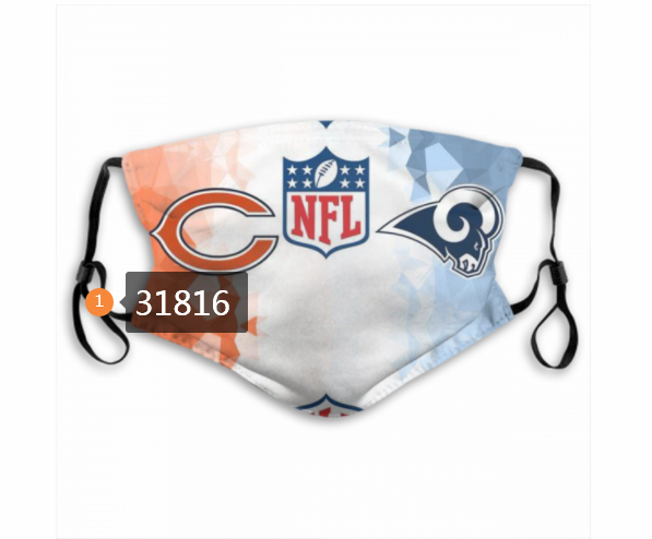 NFL Denver Broncos 1392020 Dust mask with filter->nfl dust mask->Sports Accessory